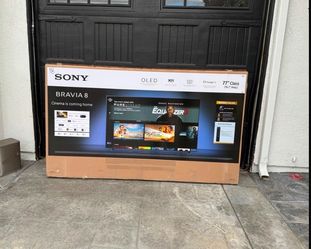 77 “ Sony smart 4K BRAVIA HDR 120HZ TV