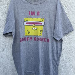 New Men SpongeBob Shirt Sleeve Shirt Size XL
