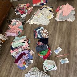 huge bundle of baby girl clothes