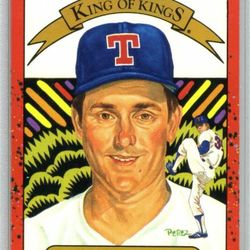 1990 Donruss Baseball Nolan Ryan Error Card No Number on Back