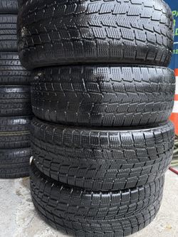 225/55R18 4 used tires firestone