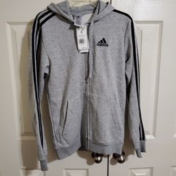 Brand New Adidas Zip Up Hoodie Size Small