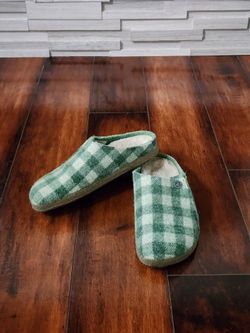 Birkenstock Zermatt Rivet Split Clogs Green Plaid EU 36 / US Women’s 5
