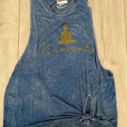 Buddha Namaste Tank Top- size M