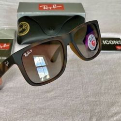 Rayban Justin Sunglasses New In Box