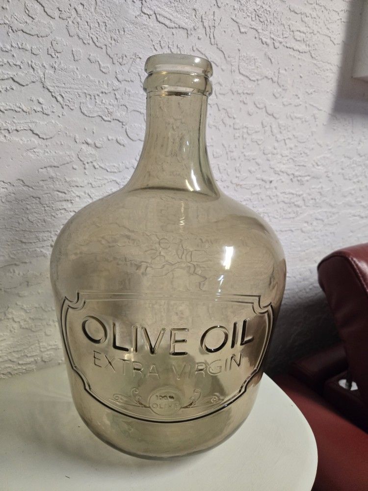 Olive Oil Decorative Jar