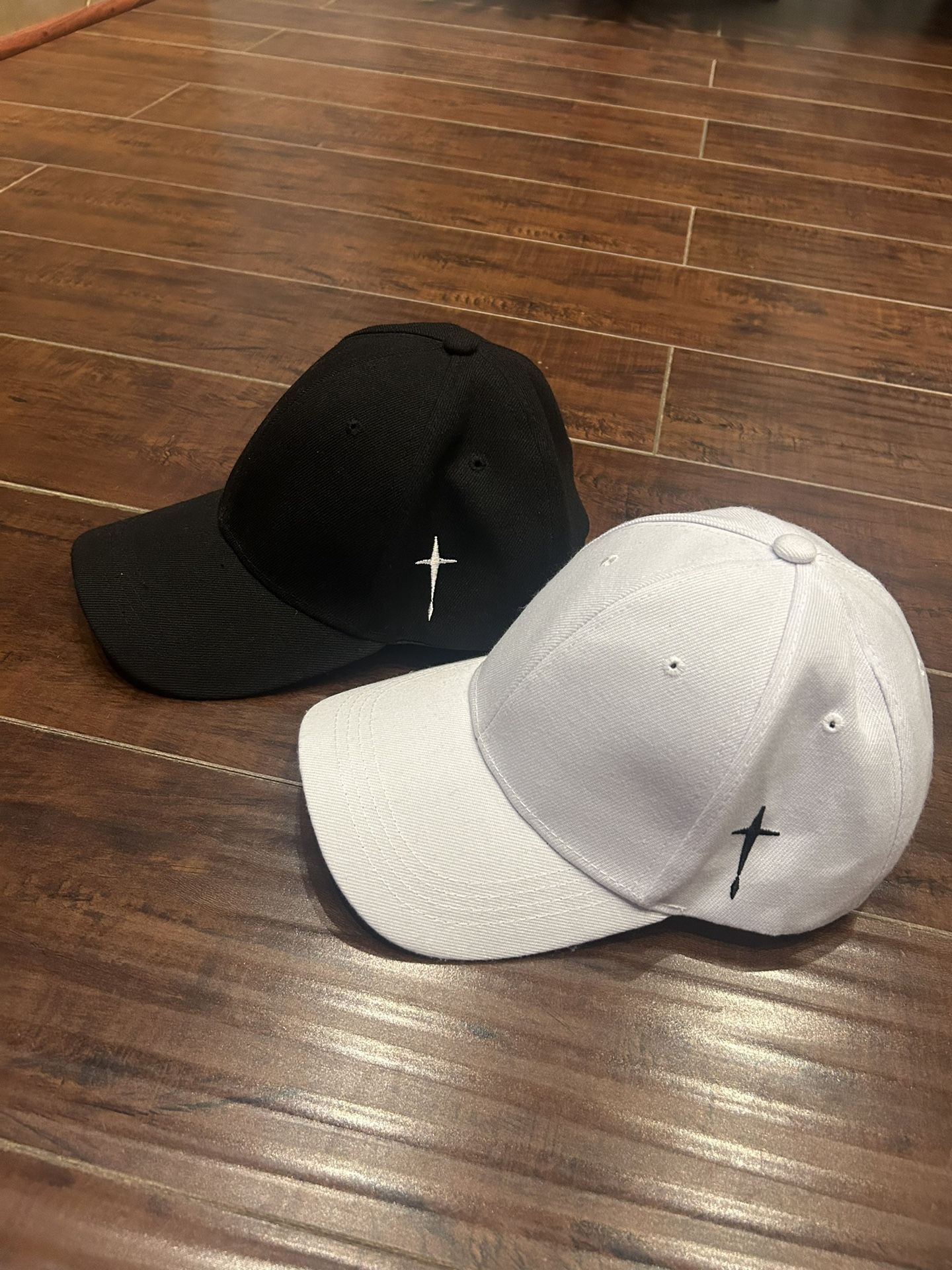 Cross Detail Hats 2 For 12