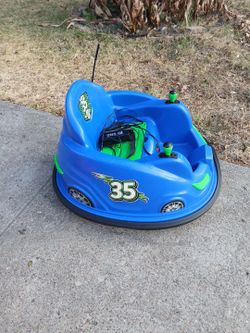 3 Bumper  Car Ride-On Toys all fully charged the red  and the chase blue has chargers $15 for the one with no charger $30 for the 2 that has them $65 