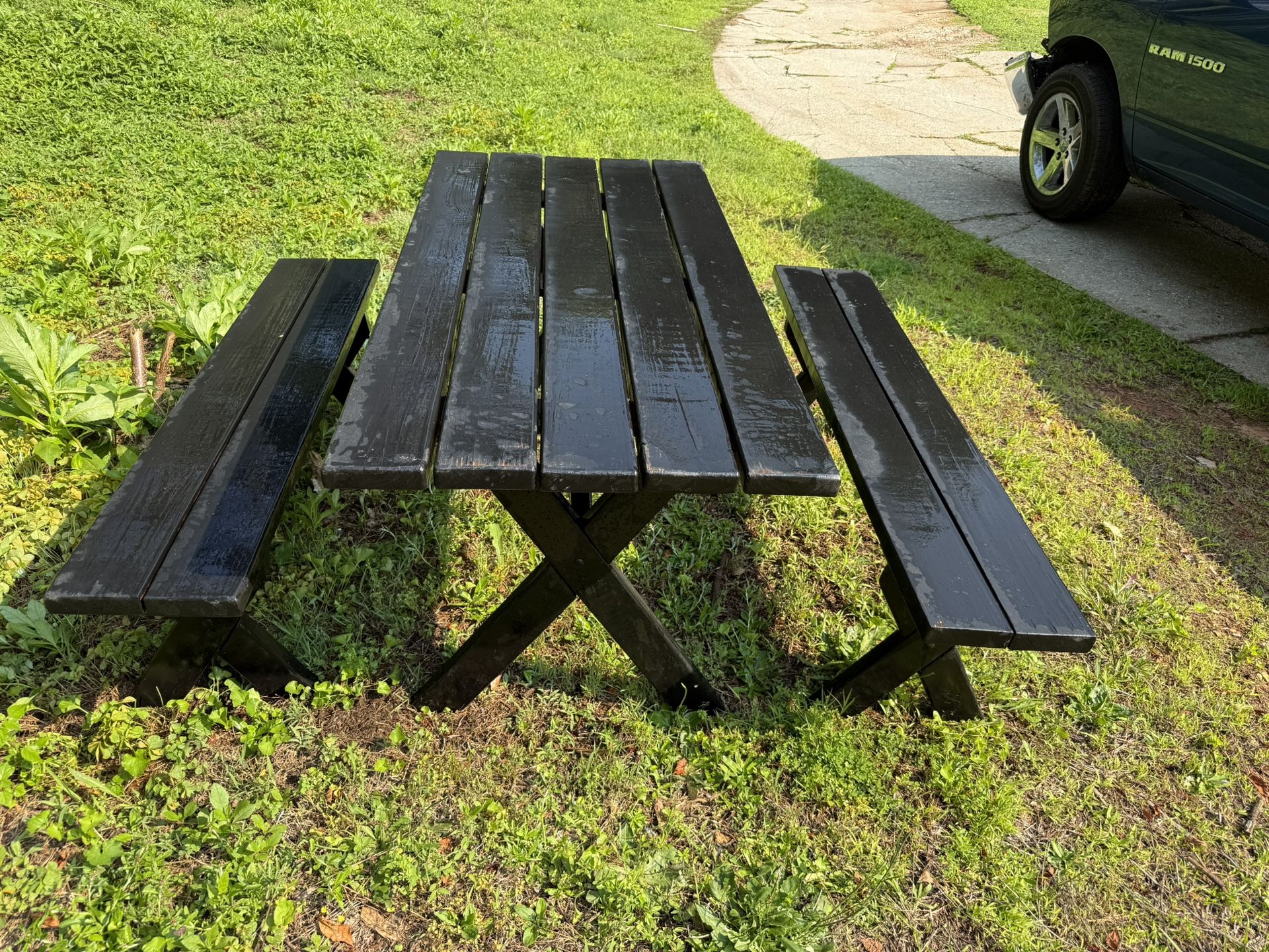 Table And Benches