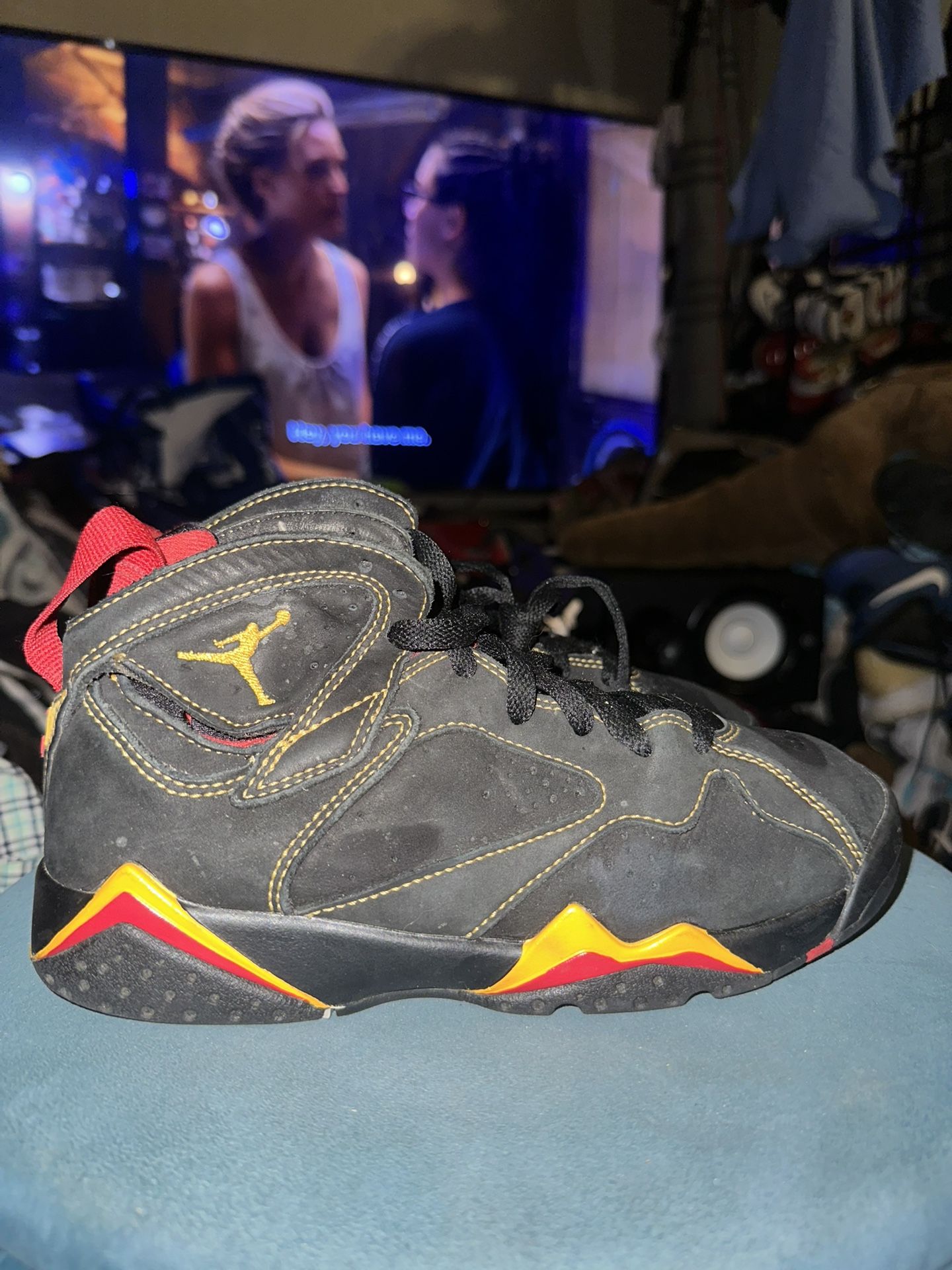 Nike Air Jordan 7 Retro Citrus Size 4Y Pre Owned