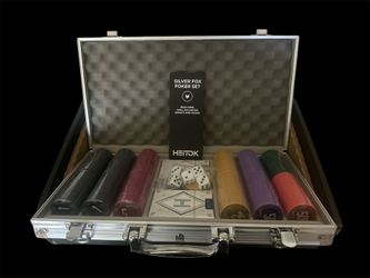 HEITOK 300pc Poker Chip Set (11.5g Iron Core)