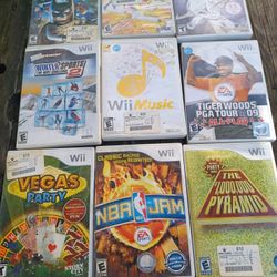 13 EMPTY WII VIDEO GAME CASES LOT $25 FINAL PRICE 