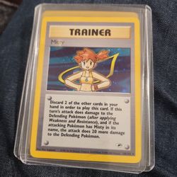 TRAINER HOLO MISTY 18/132 1999 WIZARDS POKEMON CARD PC-65