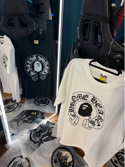 Bape shirt X Chrome hearts