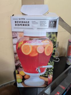 Glass Beverage dispenser