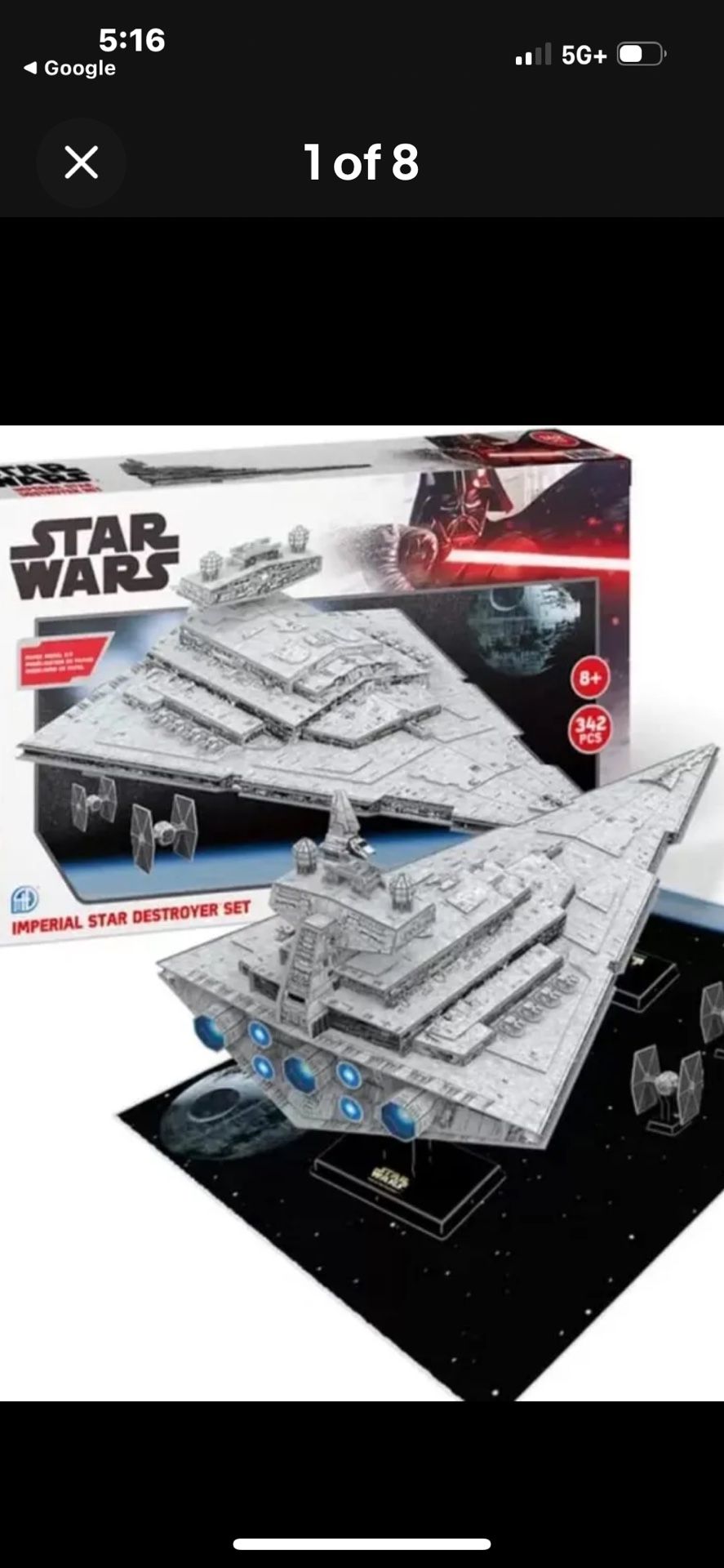 Star Wars Paper Model Kit Imperial Star Destroyer Multi Pack Set / 342-piece