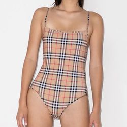 Burberry Vintage Check pattern swimsuit 