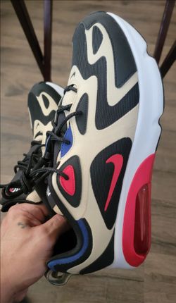 NEW! Air Max 200 Team Gold /University Red Black Size 13