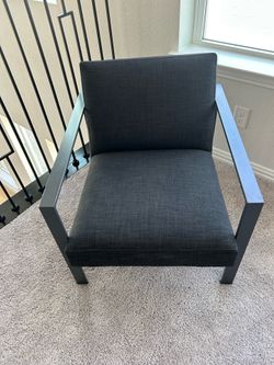 Modern gray accent chairs