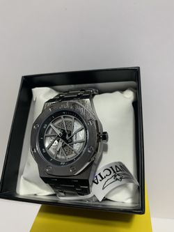 Invicta Speedway 42mm Mens Watch Stainless Steel Silver Tone
