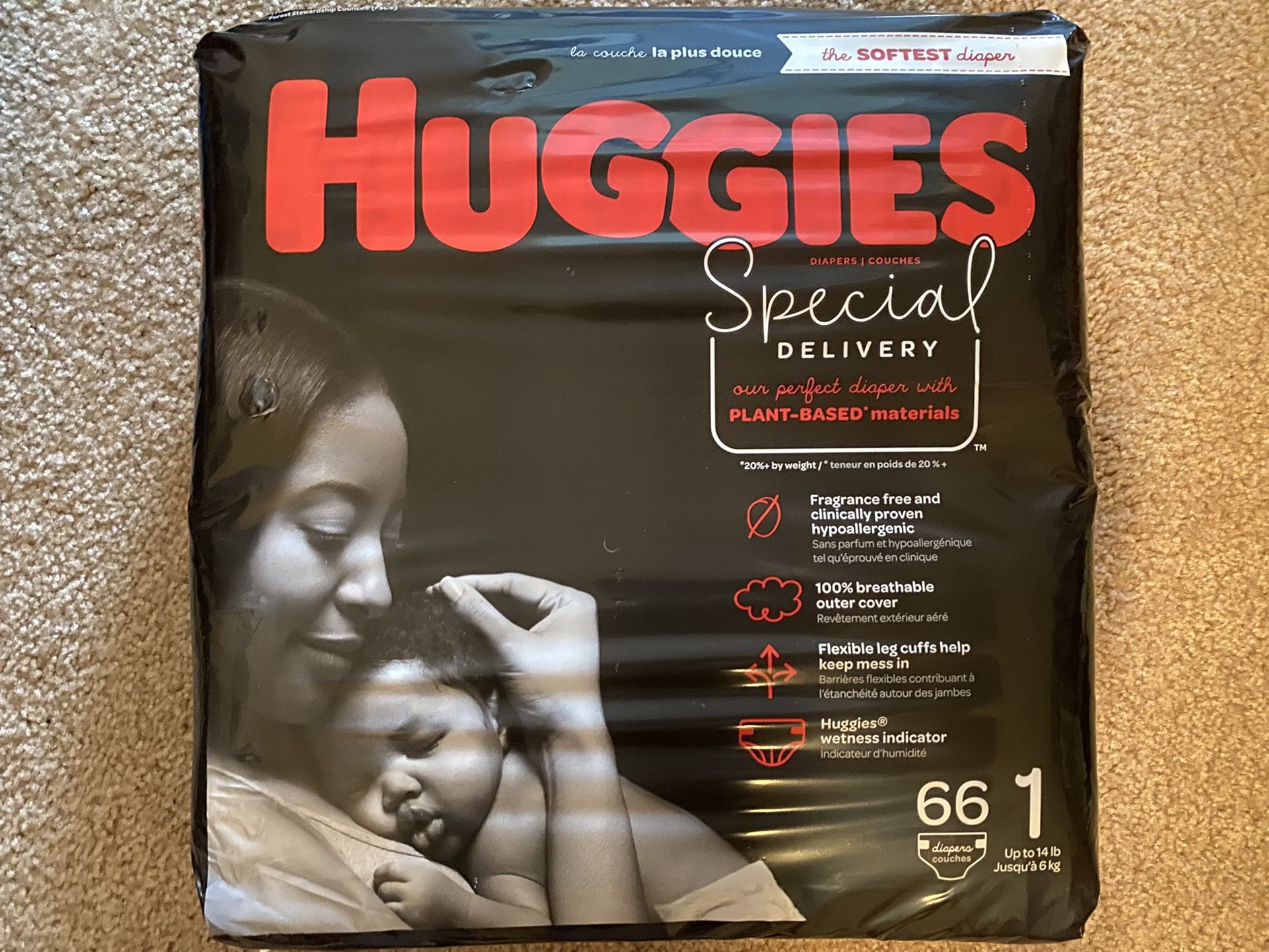 Huggies Special Delivery Size 1 Diapers 