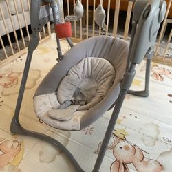 Grace Slim Spaces Compact Baby Swing