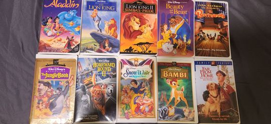 Disney movies excellent condition