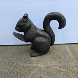 Vintage Cast Metal Squirrel Nut Cracker