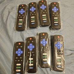 Roku Tv remote, controles para TV roku, $10 each, $10 cada uno, works with Onn, Hisense, TCL Roku TV