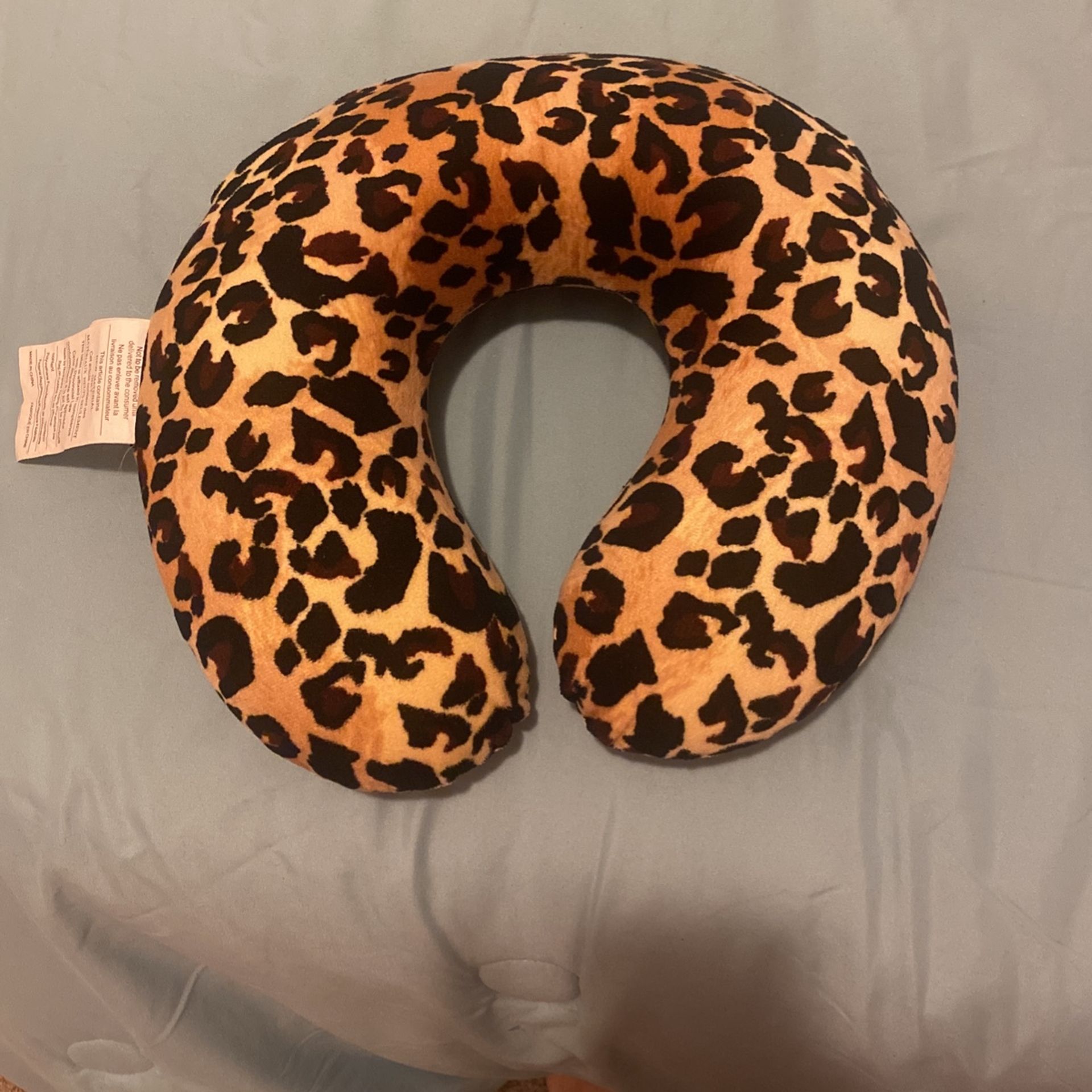 Leopard Neck/travel Pillow 