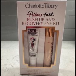 New— Charlotte Tilbury Pillow talkPUSH UP AND RECOVERY EYE KIT