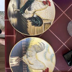 Decorative Chicken Rooster Plates