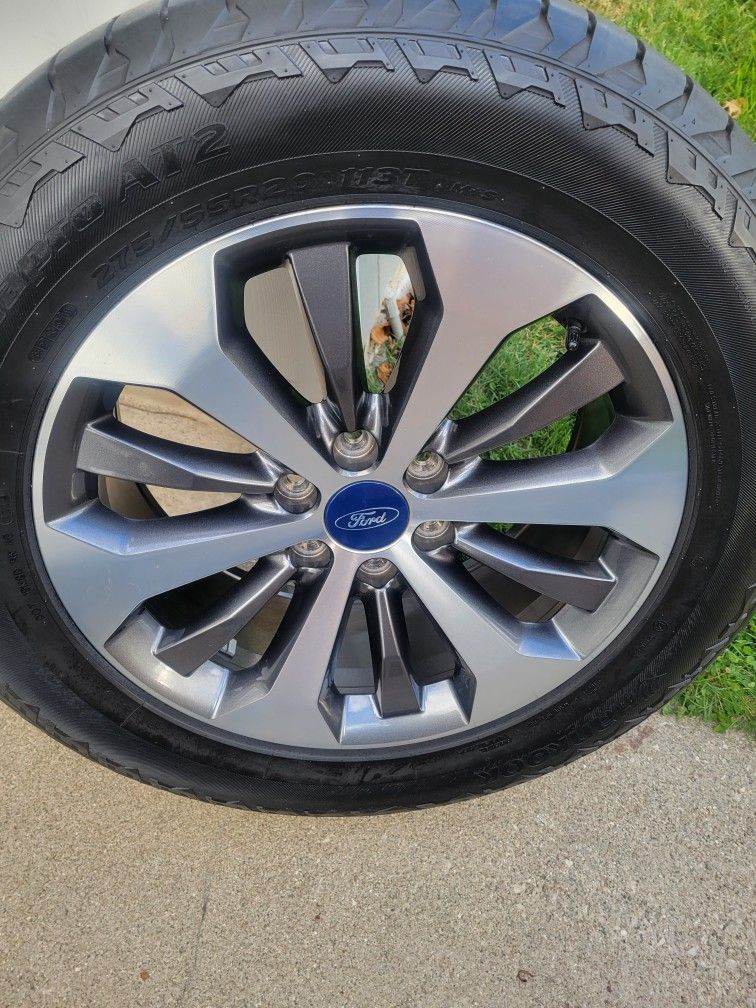 Ford 150 Tires and Rims with TPMS