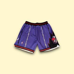 Toronto Raptors Mitchell & Ness NBA Swingman Shorts 1998–99 NWOT XL