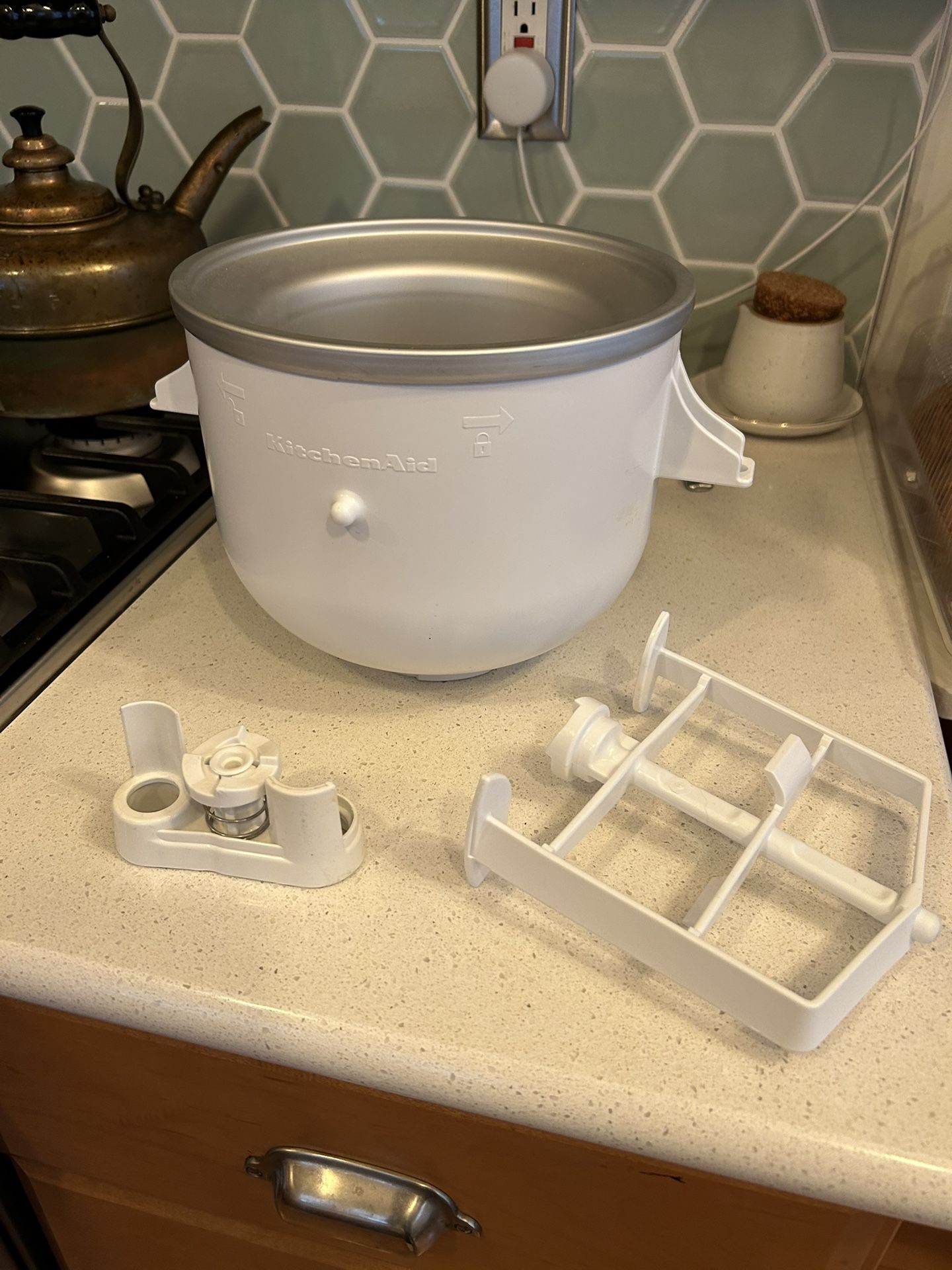 KitchenAid Ice Cream Maker w attachments