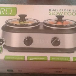 TRU dual crock Buffet Slow Cookers SC-2125