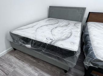 New ⚡️ 14” inch Full size Hybrid Comfort Pocket Coil Edge supports hybrid mattress ⚡️We Finance W/ $0 down ⚡️ Same Day delivery 🚚