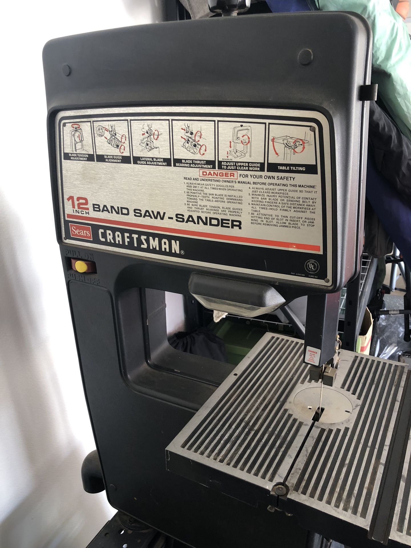 Craftsman 12 inch Bandsaw/Sander