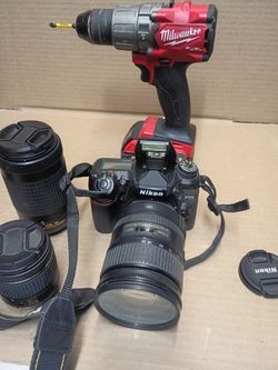 Nikon d7500 with 3 lenses
