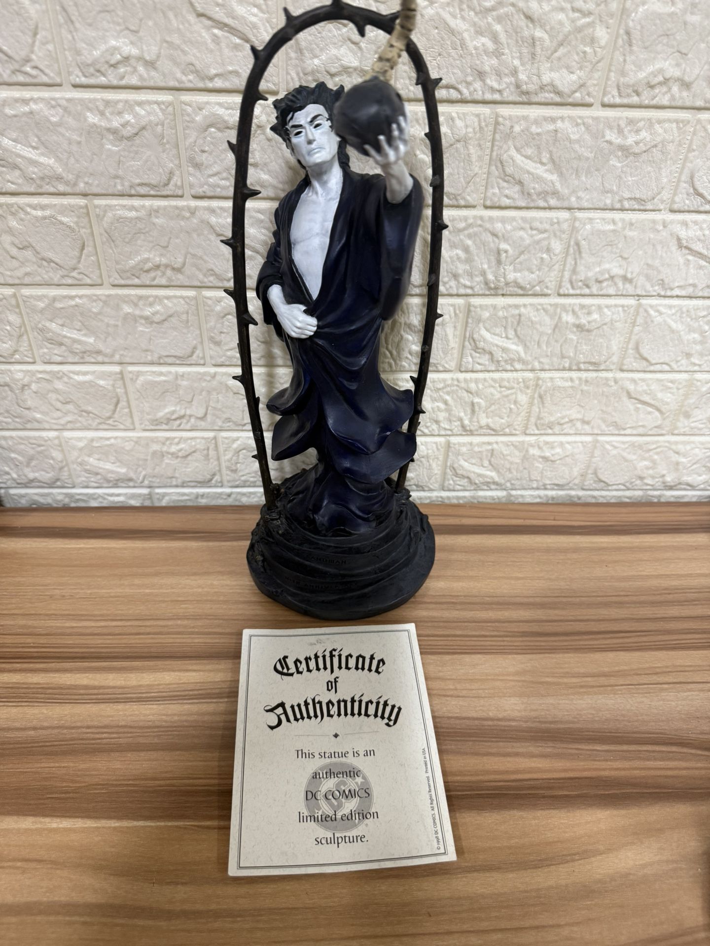 The Sandman 10th Anniversary Statue 12" Morpheus 1998 Gaiman #1/5000