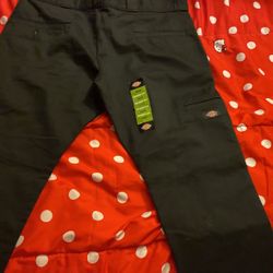 Dickies Pants Black 36x30 Skinny Fit