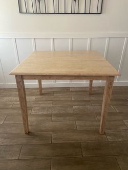 Heavy Rustic Solid Wood Dining Table