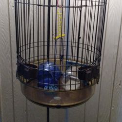 Like New Bird cage & Stand