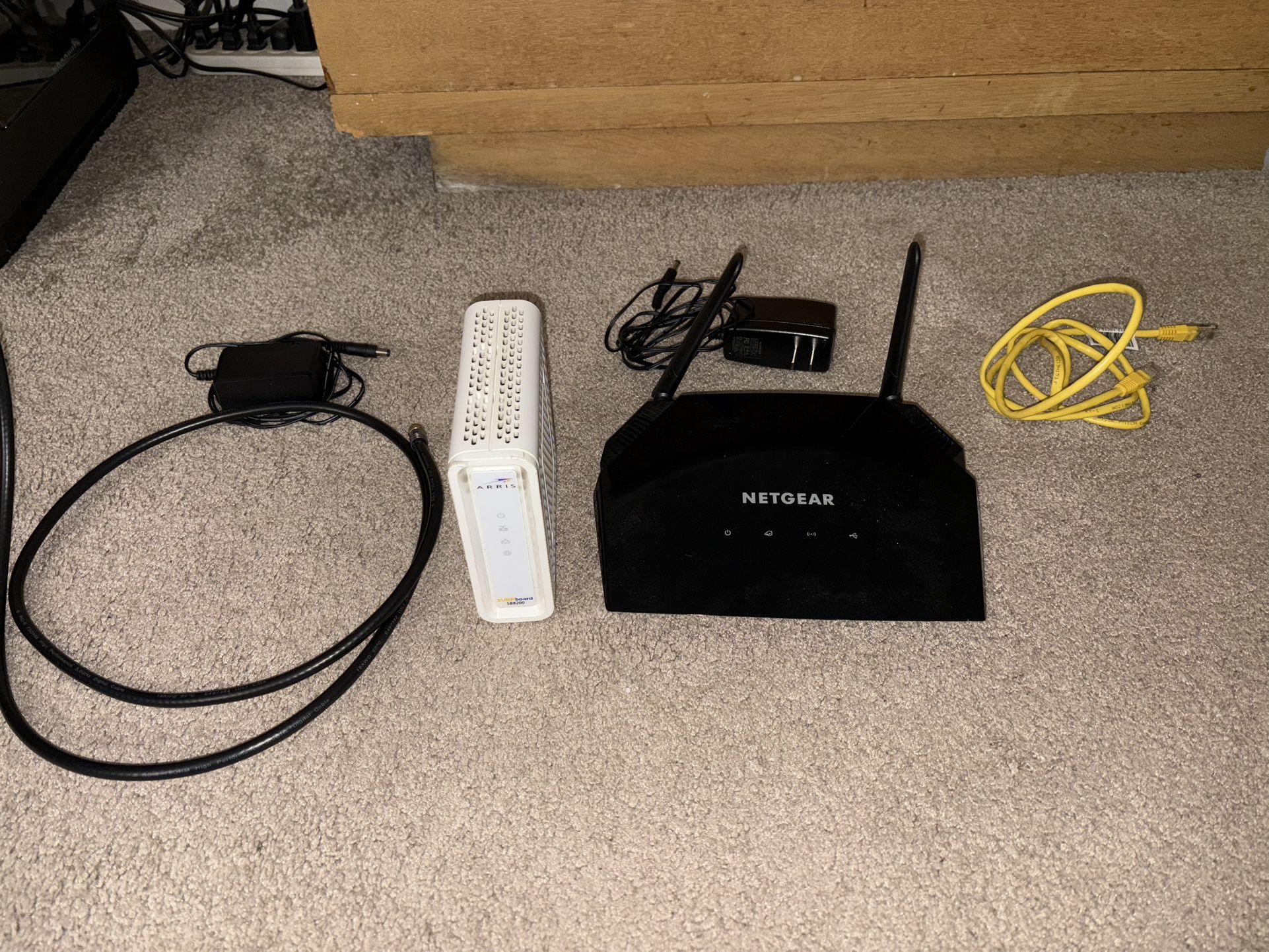 Arris Modem & Netgear Router