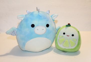 Squishmallow Bundle (2) Dragon And Lime
