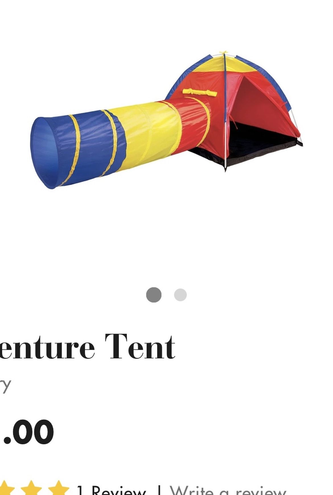 Pop Up Tent And Tunnel