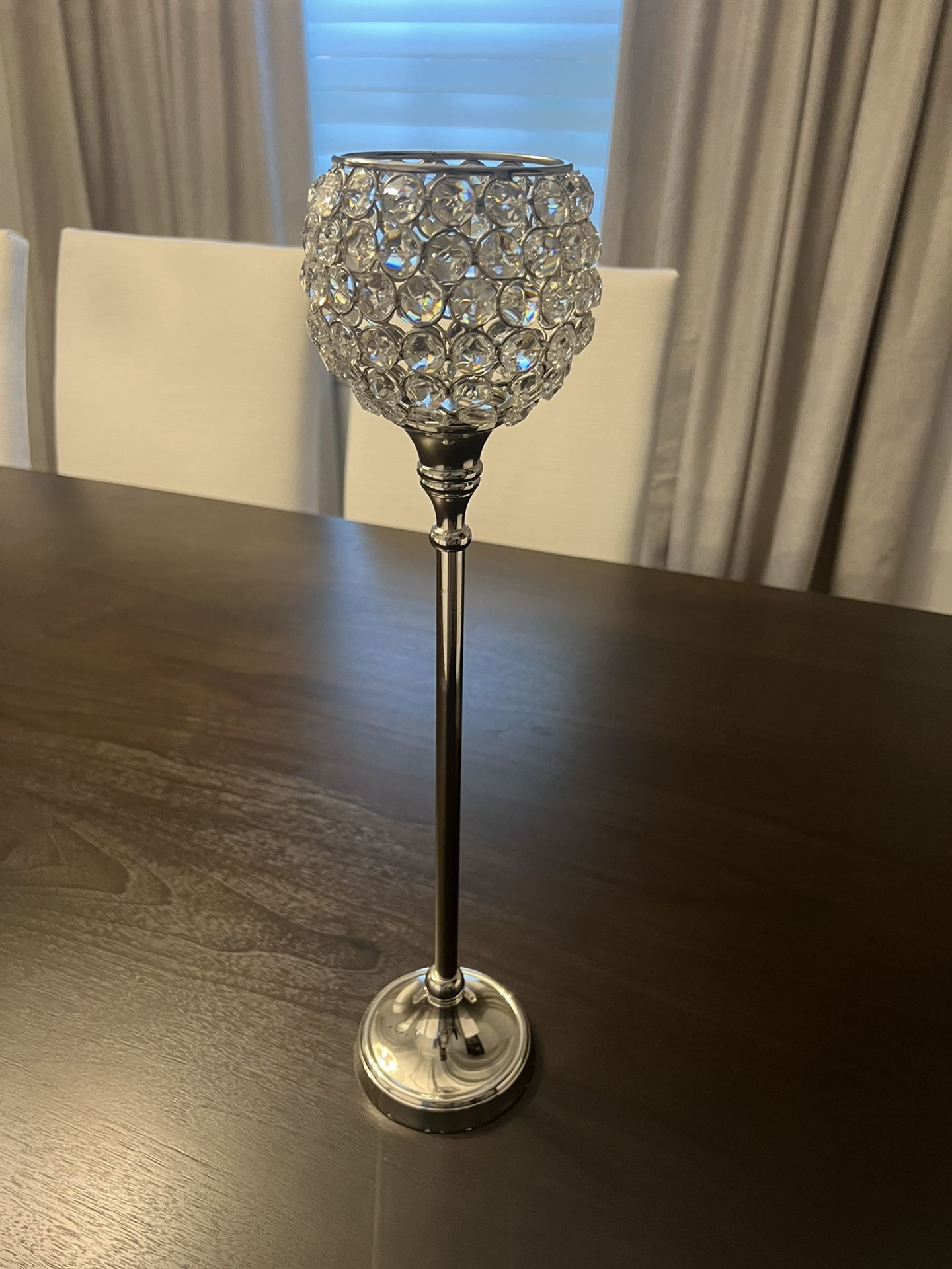 19 Inch Candelabra Single Candle Holder