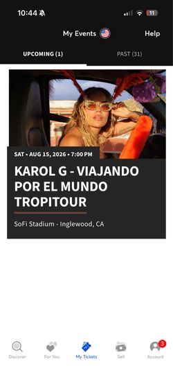Karol G Tickets (Becky G Opener)