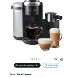 Keurig K Cup Coffee Machine With Milk Frother