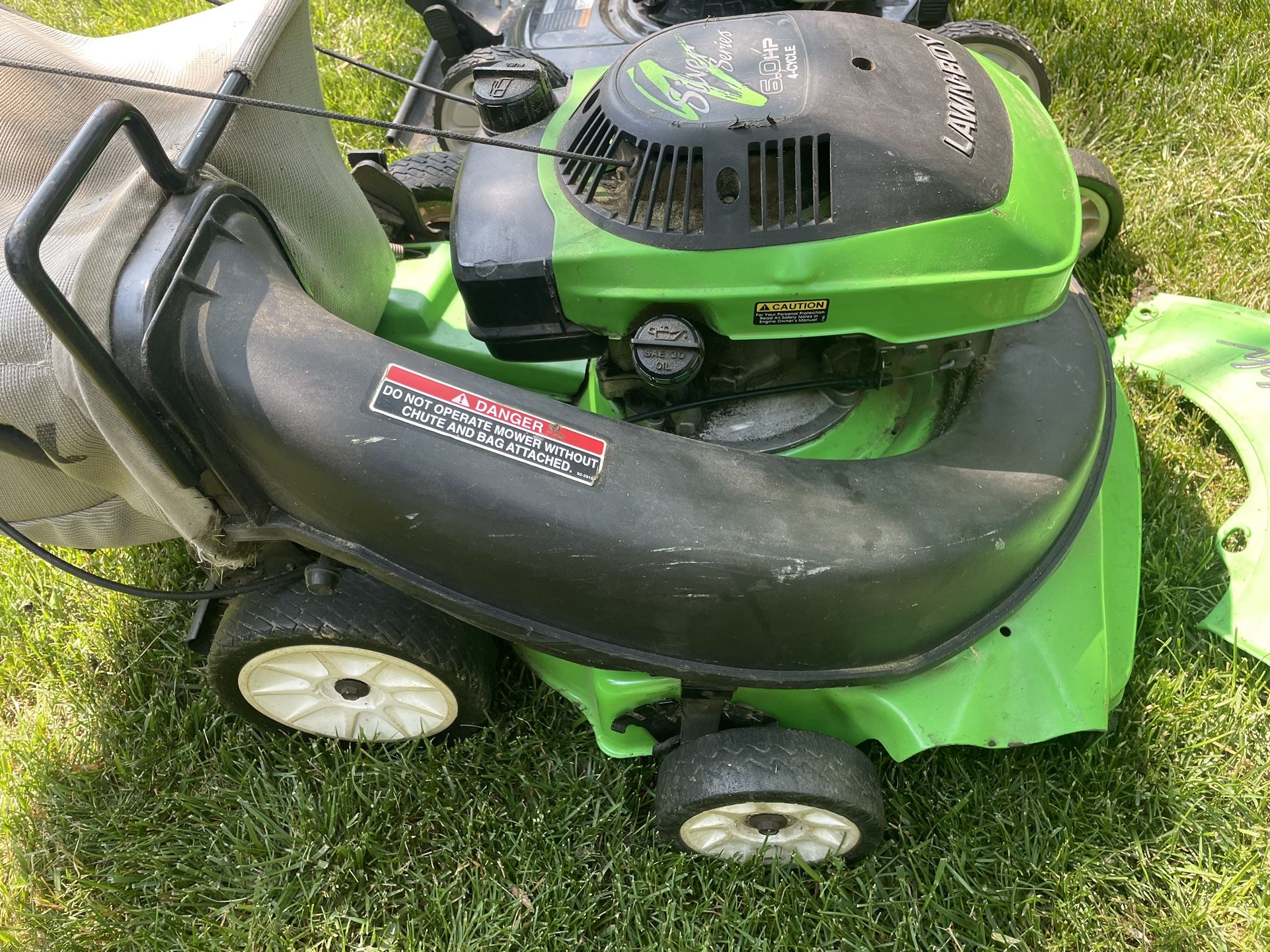 Silver series lawn mower hot sale